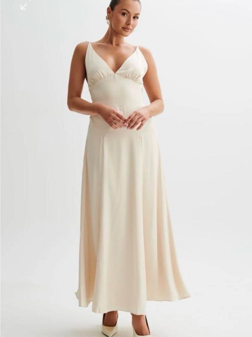 Meshki Kamala off White Maxi Dress
